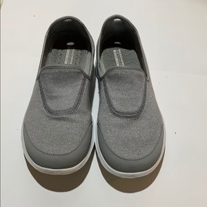 Skechers women’s ultra go slip on sneakers gray